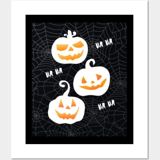 Pumkin Laughs Posters and Art